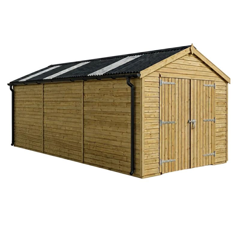 15ft x 26ft Apex Timber Workshop & Garage