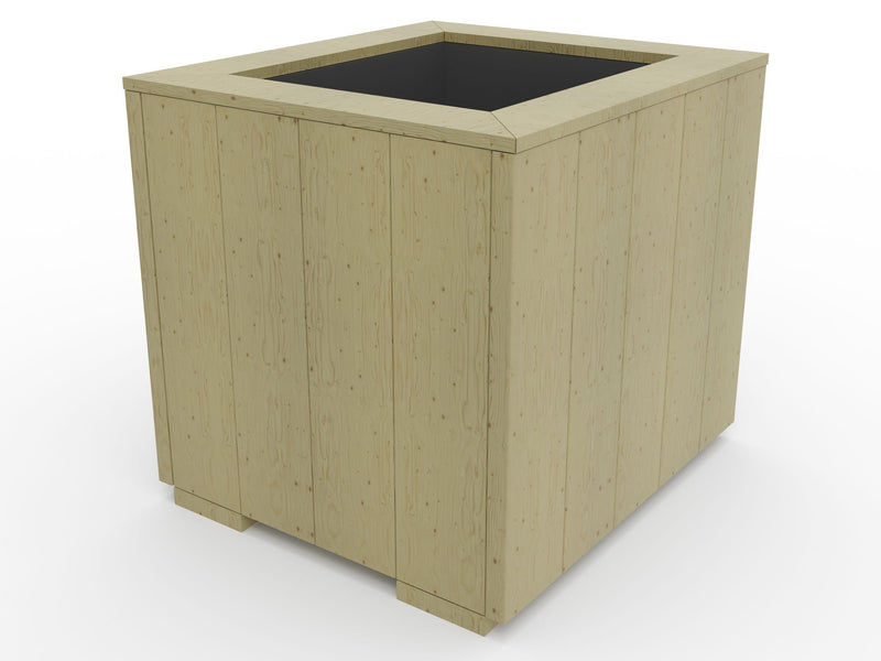 WoodyBloom3 Wooden Planter