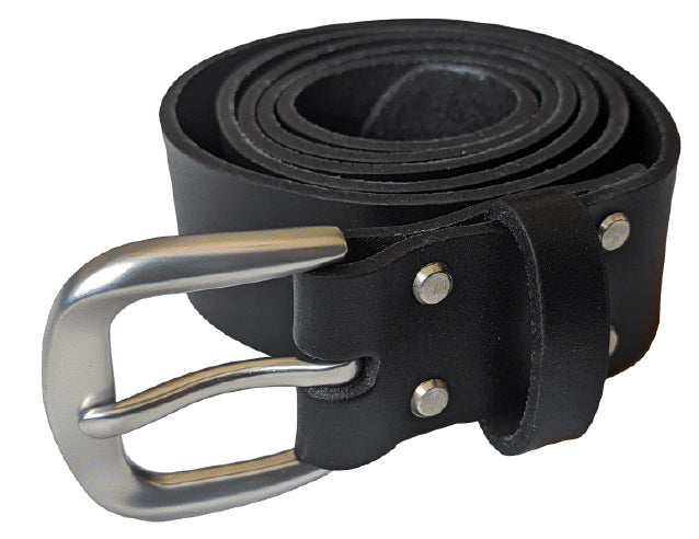 DWG 40MM BELT TOP GRAIN LEATH BLACK
