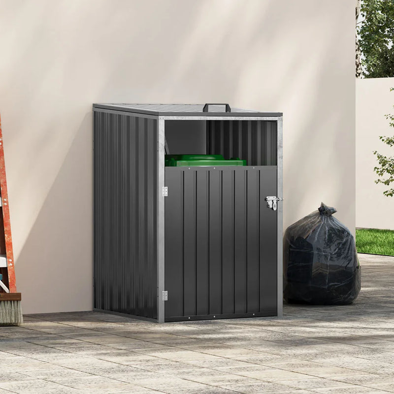 Wheelie Bin Store — Grey — grey wheelie bin store, main product view