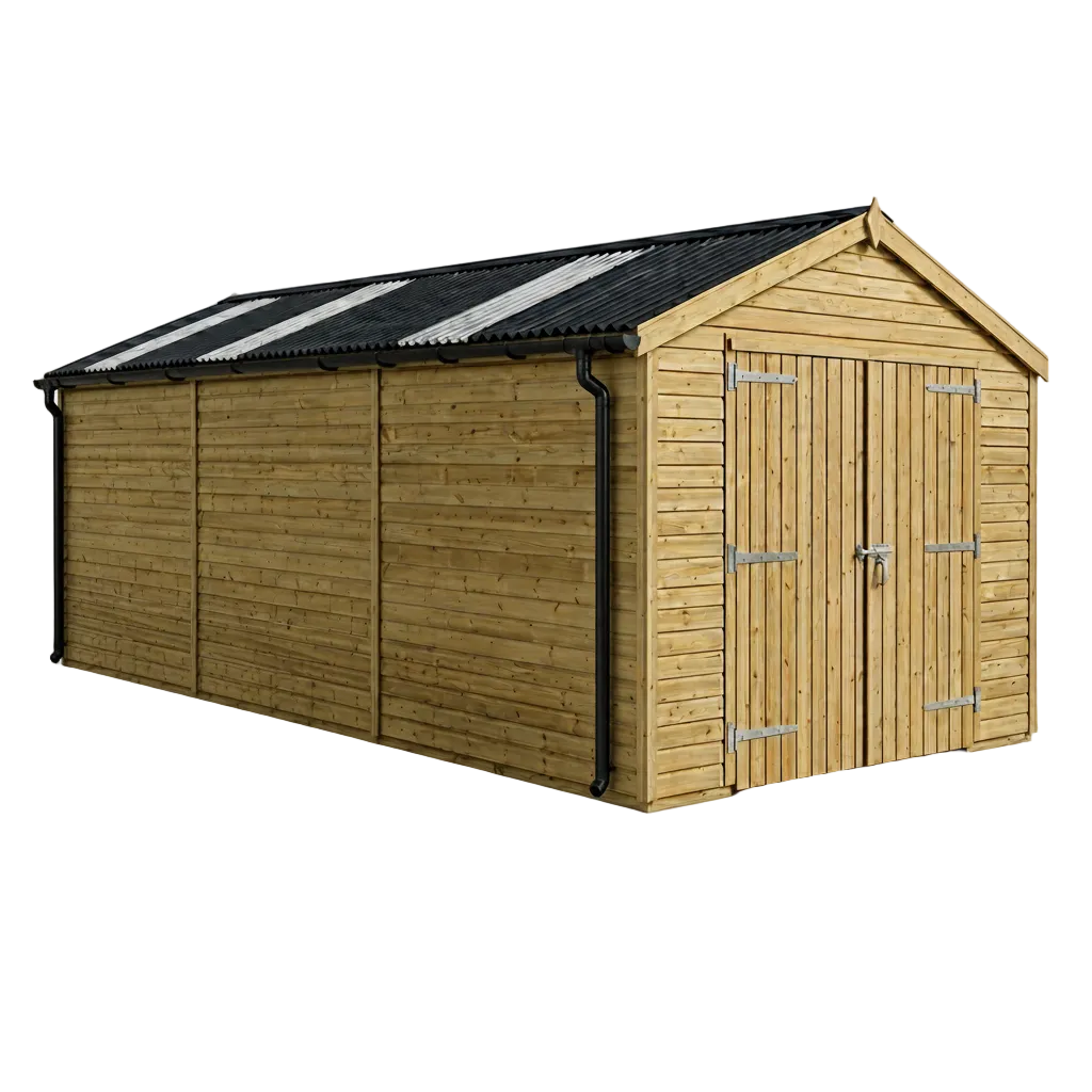 15ft x 26ft Apex Timber Workshop & Garage