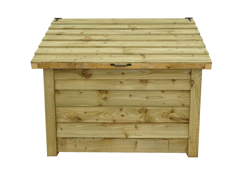 Wooden Log Chest Storage (W-127cm, H-104cm, D-87cm)