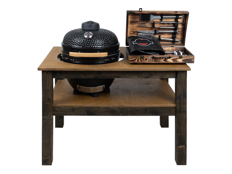 BBQ Space Outdoor Kitchen Islands, for Kamado Egg (Large) Ceramic smoker (1.2m Length)